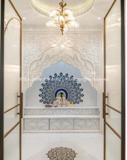 Why Marble Is the Most Sacred Choice for a Hindu Temple for Home