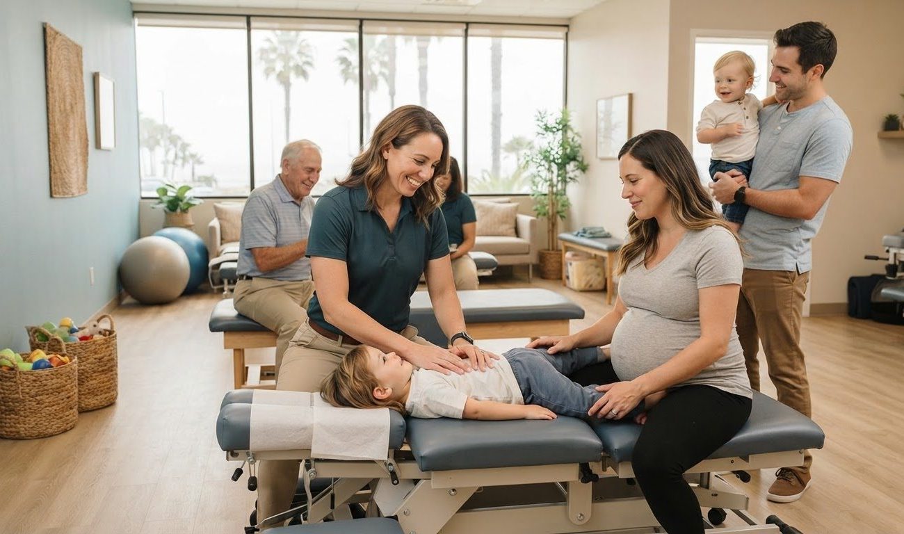 Whole-Family Chiropractic Care for Pregnancy, Babies, Kids, and Adults in Costa Mesa
